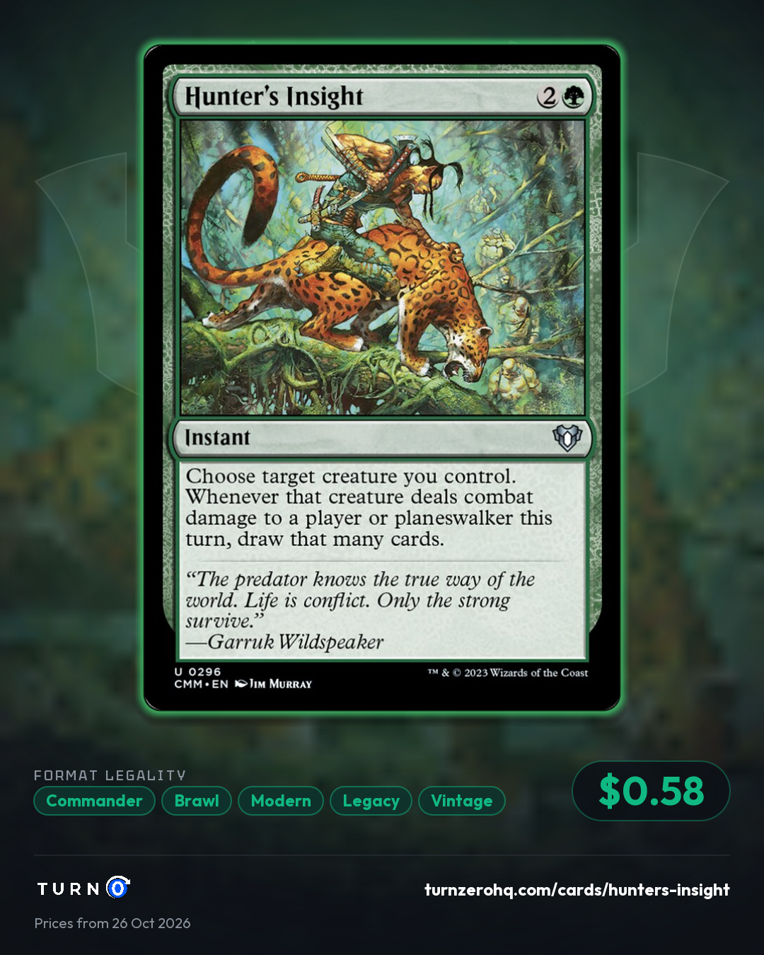 Shareable picture of Hunter's Insight