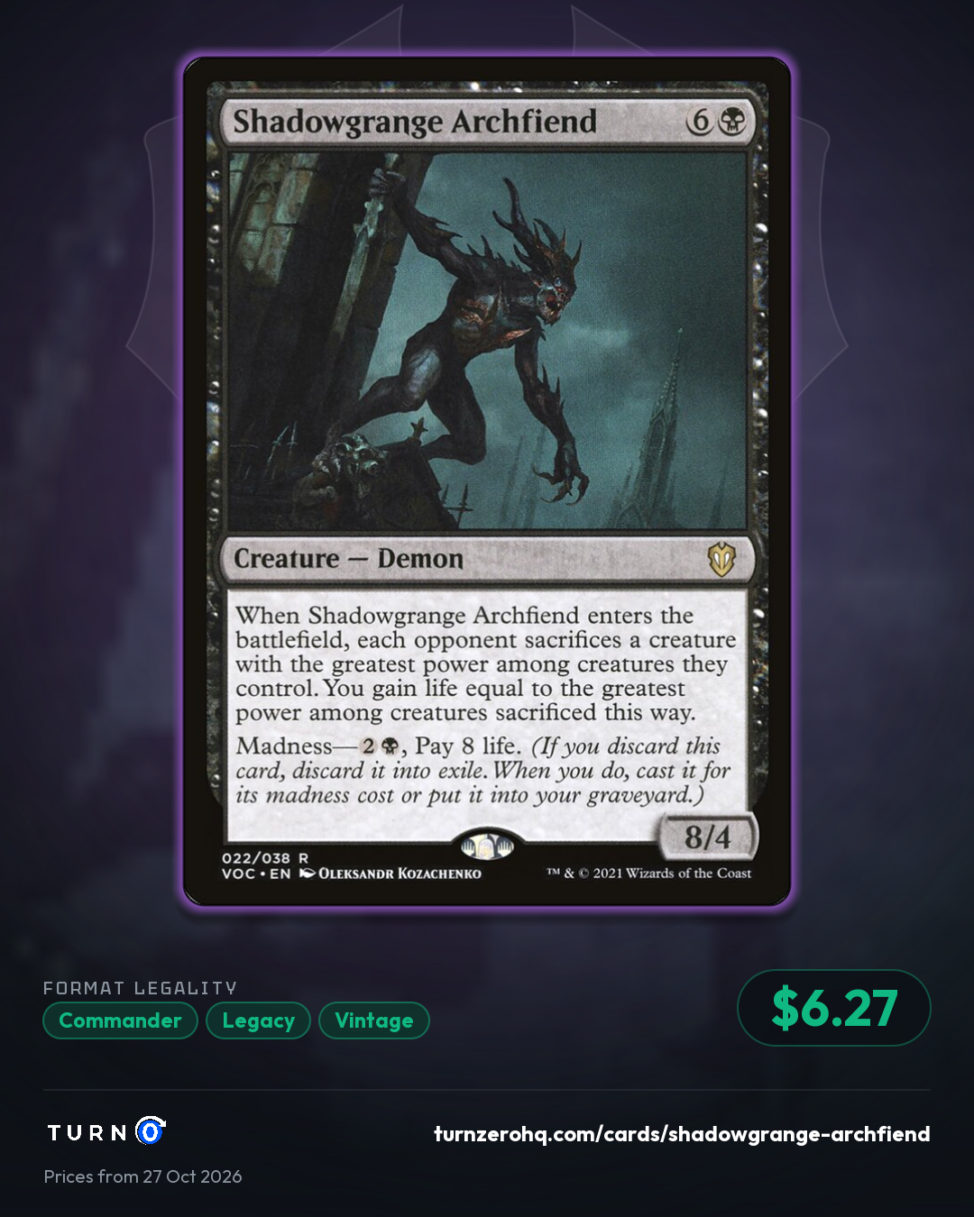 Shareable picture of Shadowgrange Archfiend