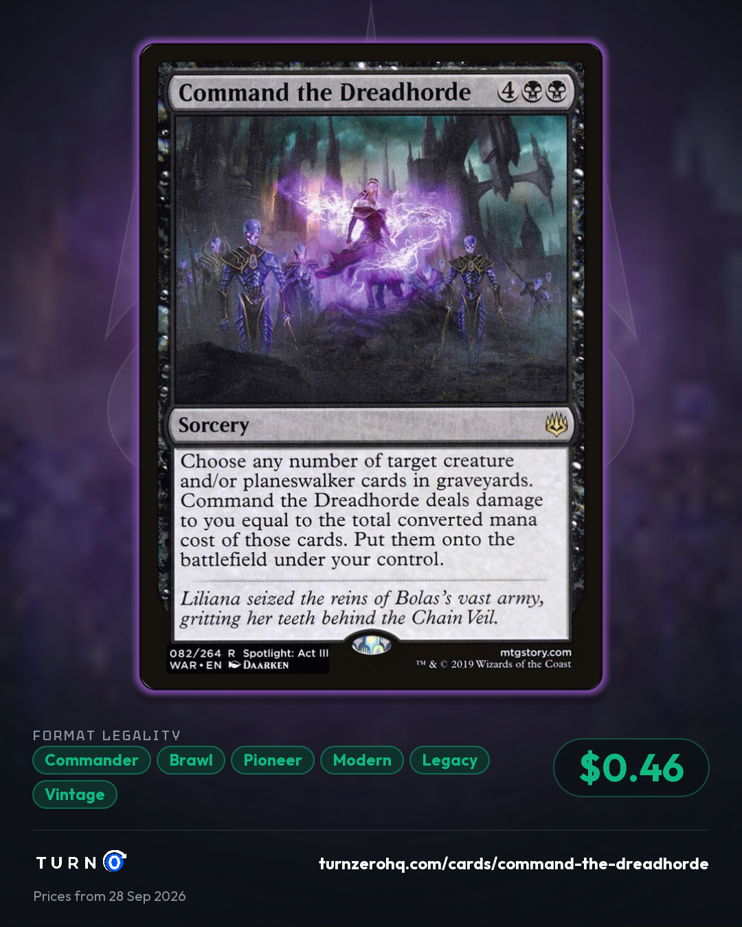 Shareable picture of Command the Dreadhorde