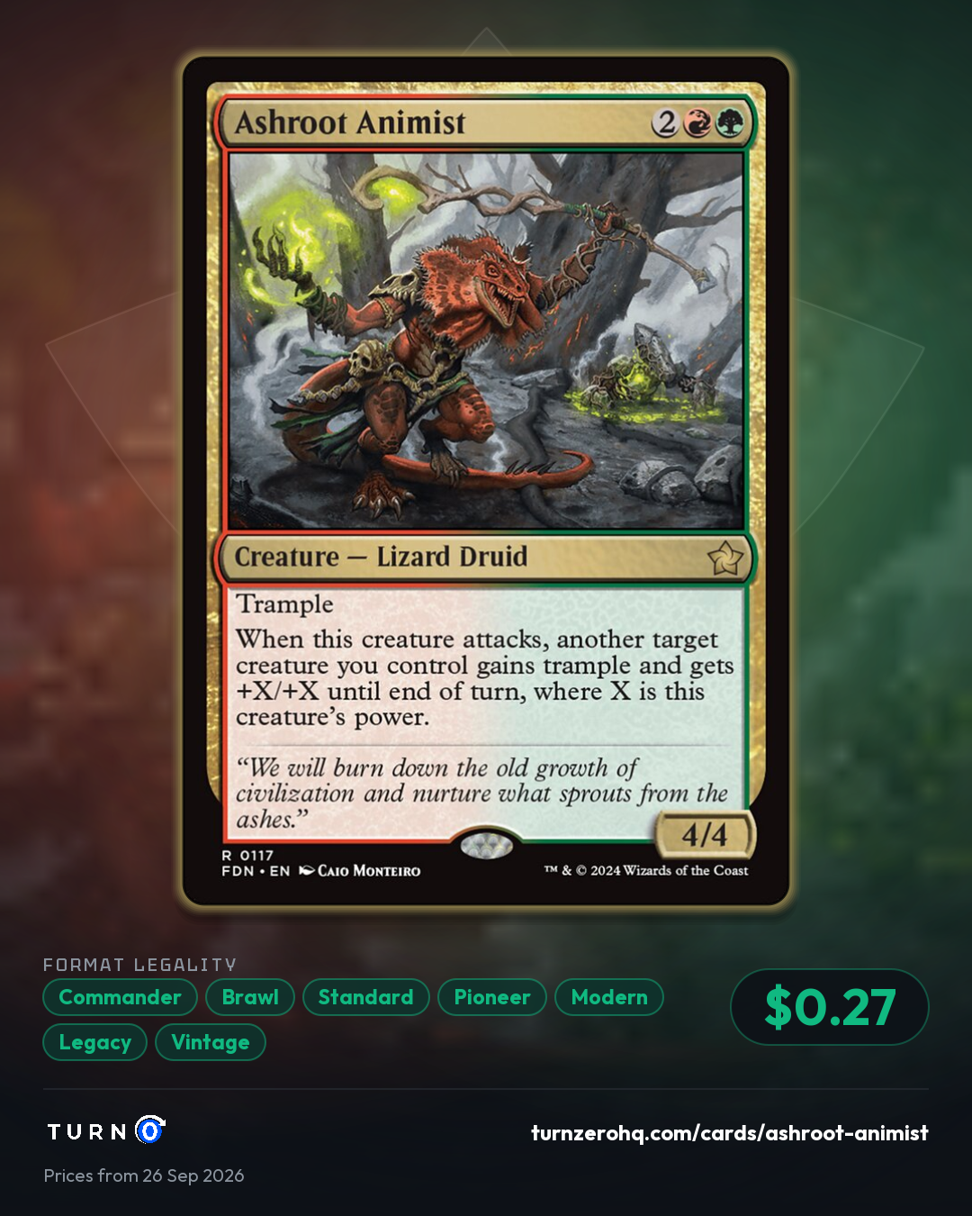 Shareable picture of Ashroot Animist