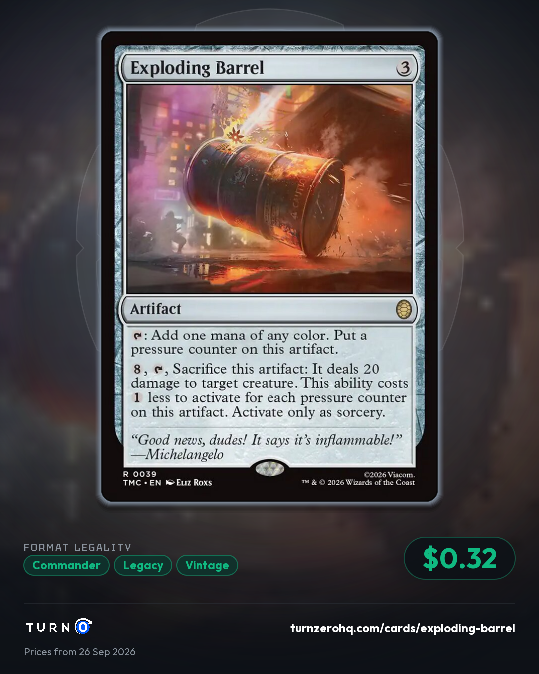 Shareable picture of Exploding Barrel