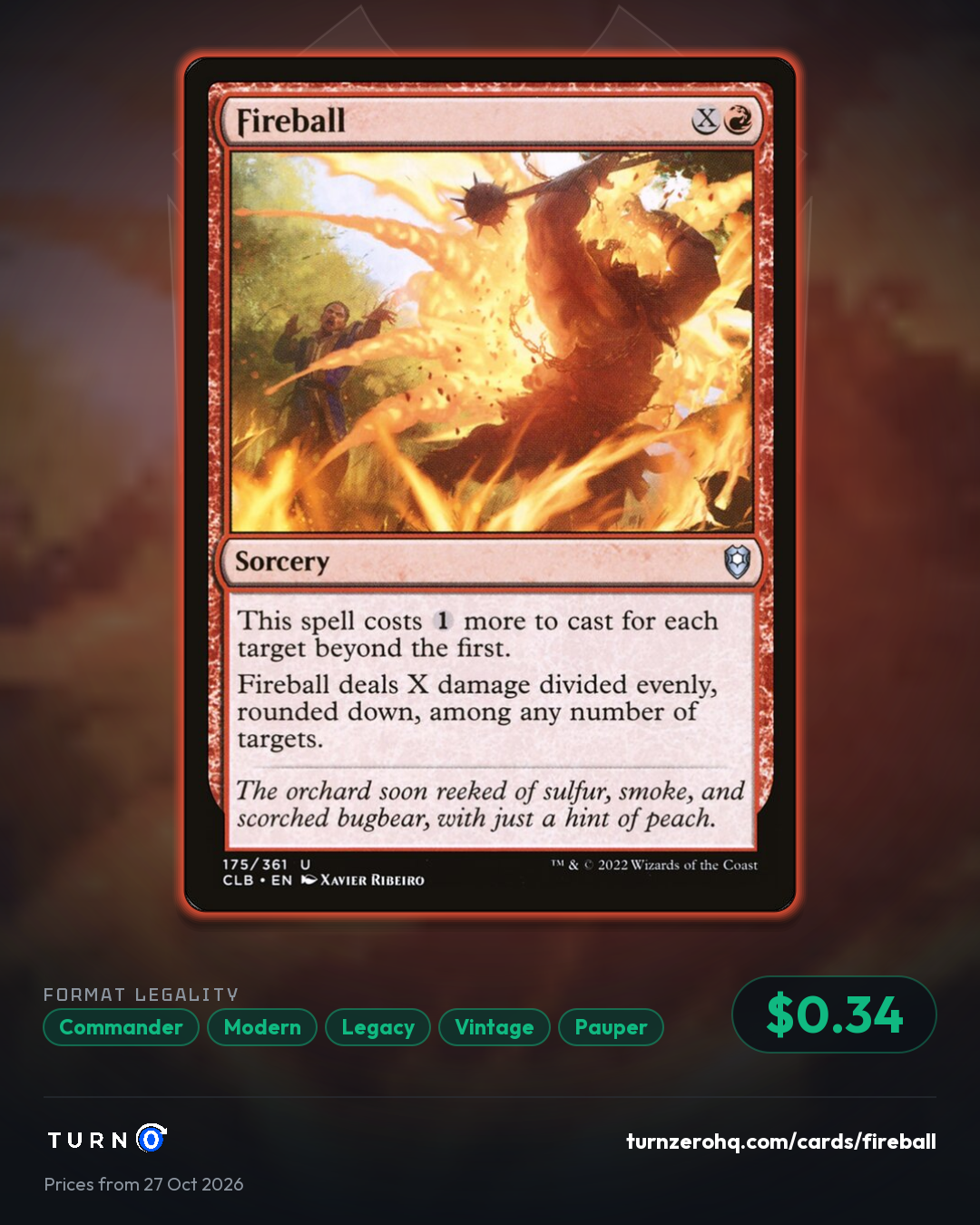 Shareable picture of Fireball