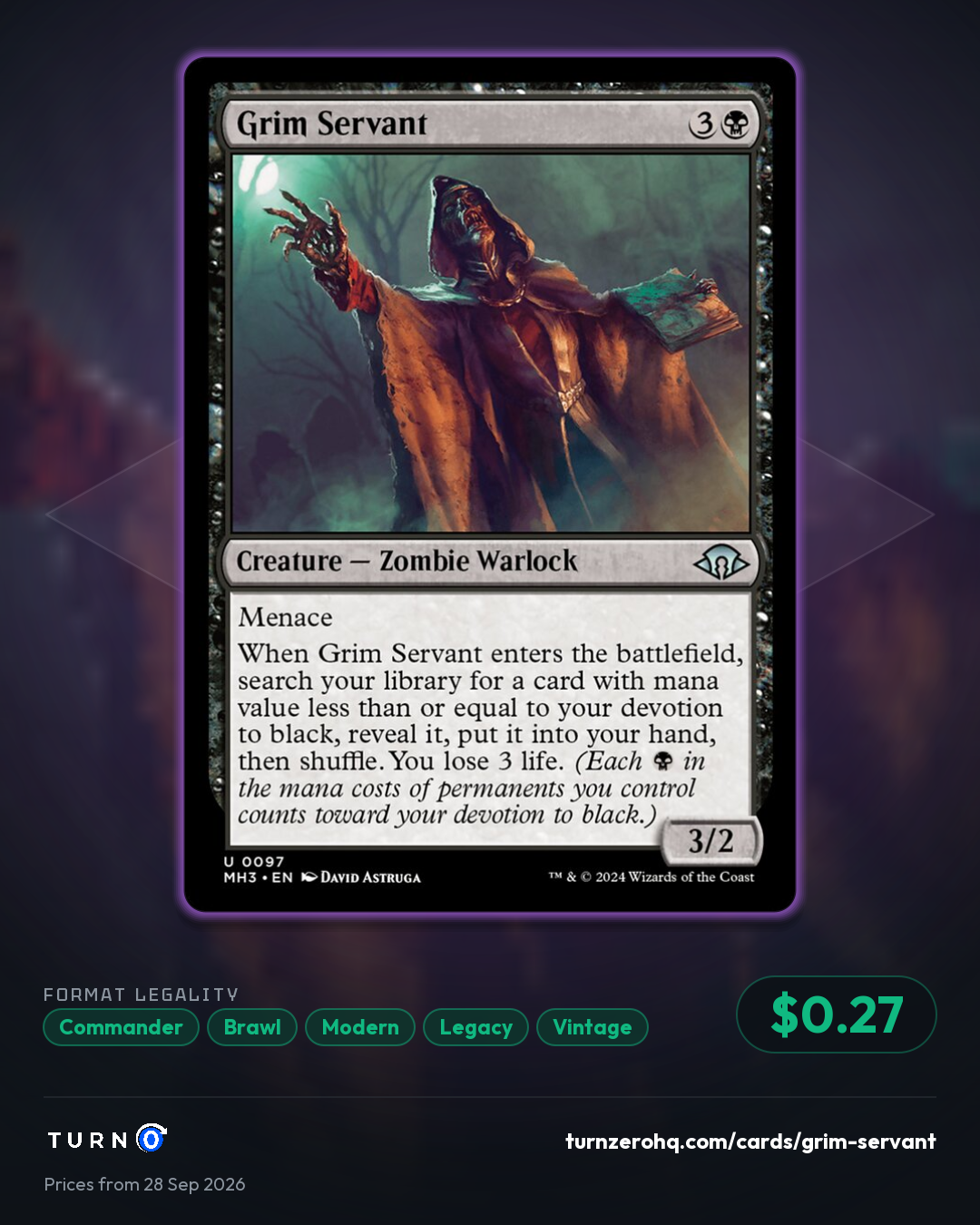 Shareable picture of Grim Servant