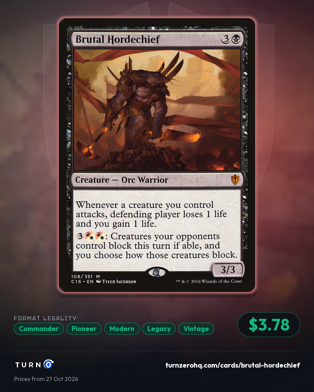 Shareable picture of Brutal Hordechief