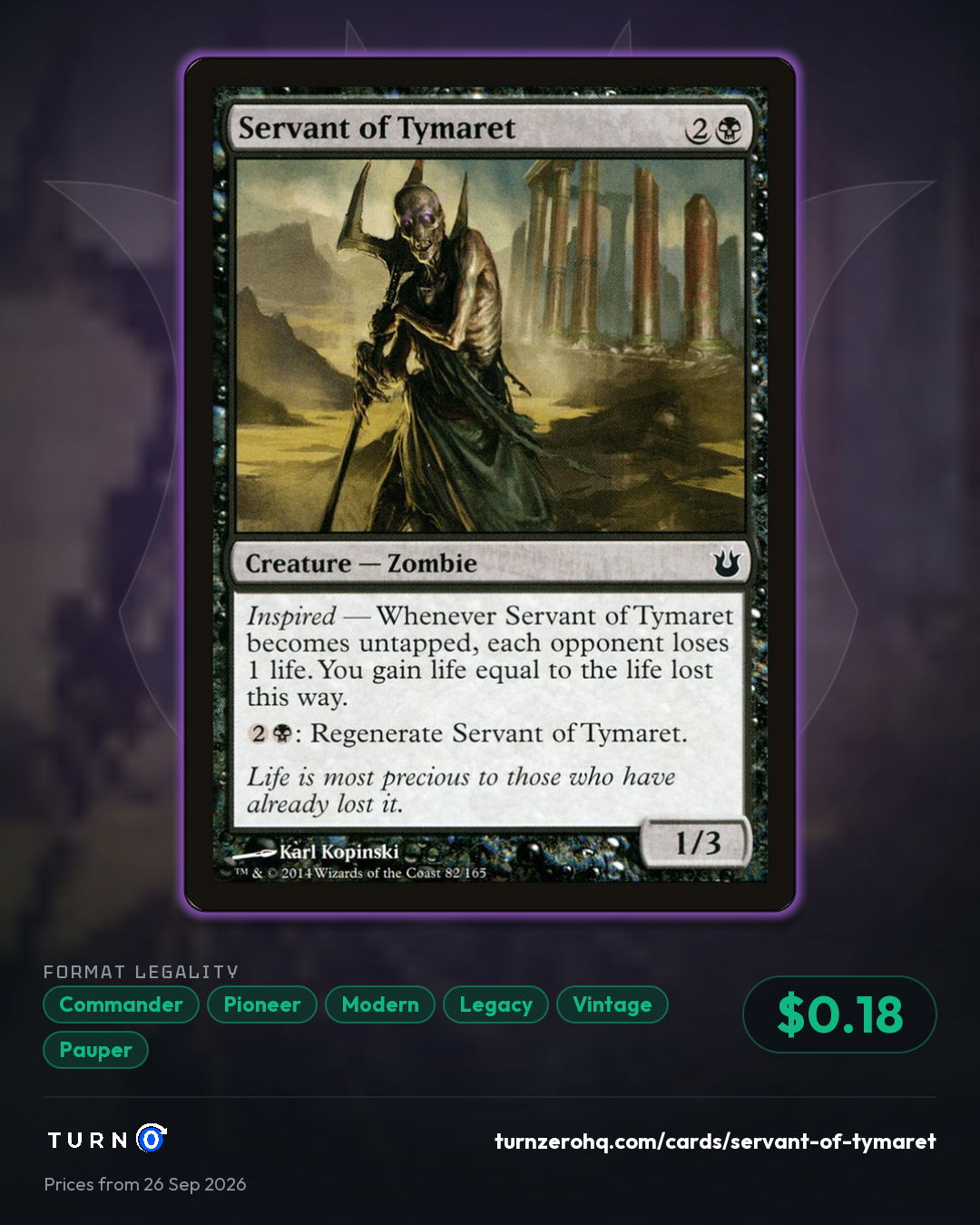 Shareable picture of Servant of Tymaret