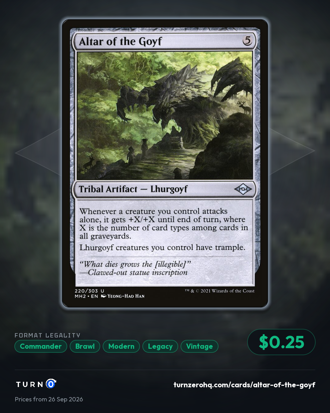Shareable picture of Altar of the Goyf