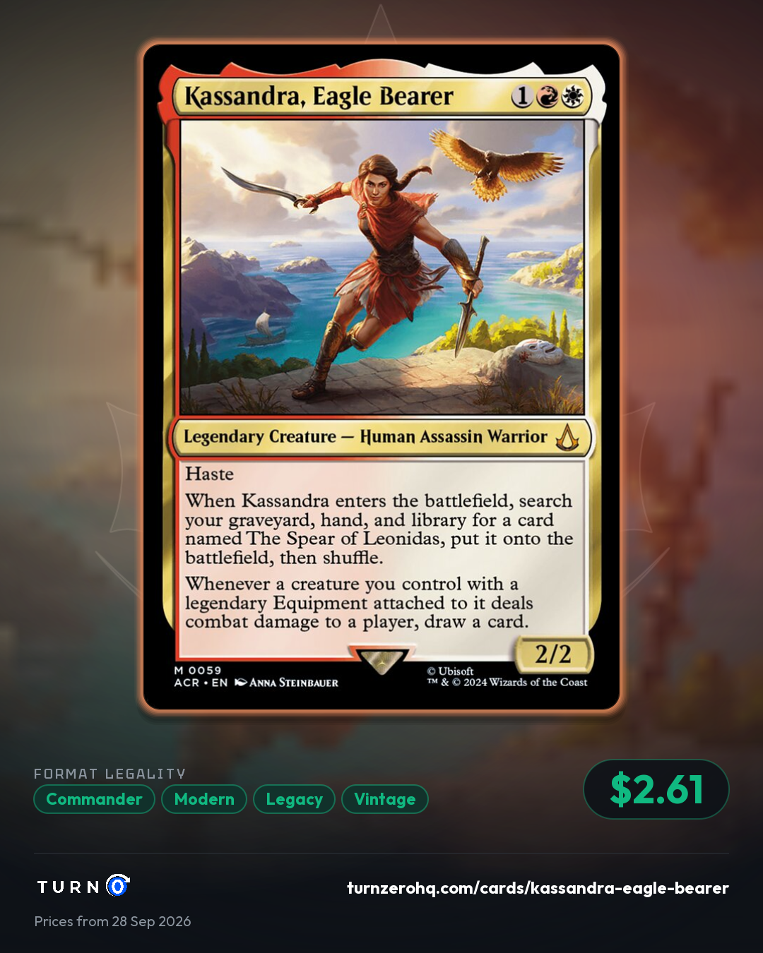 Shareable picture of Kassandra, Eagle Bearer