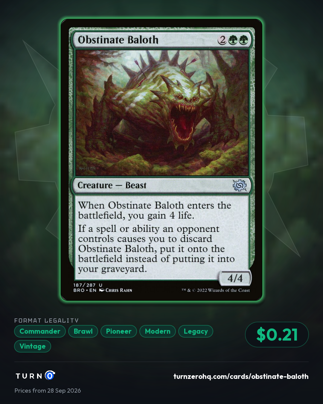 Shareable picture of Obstinate Baloth