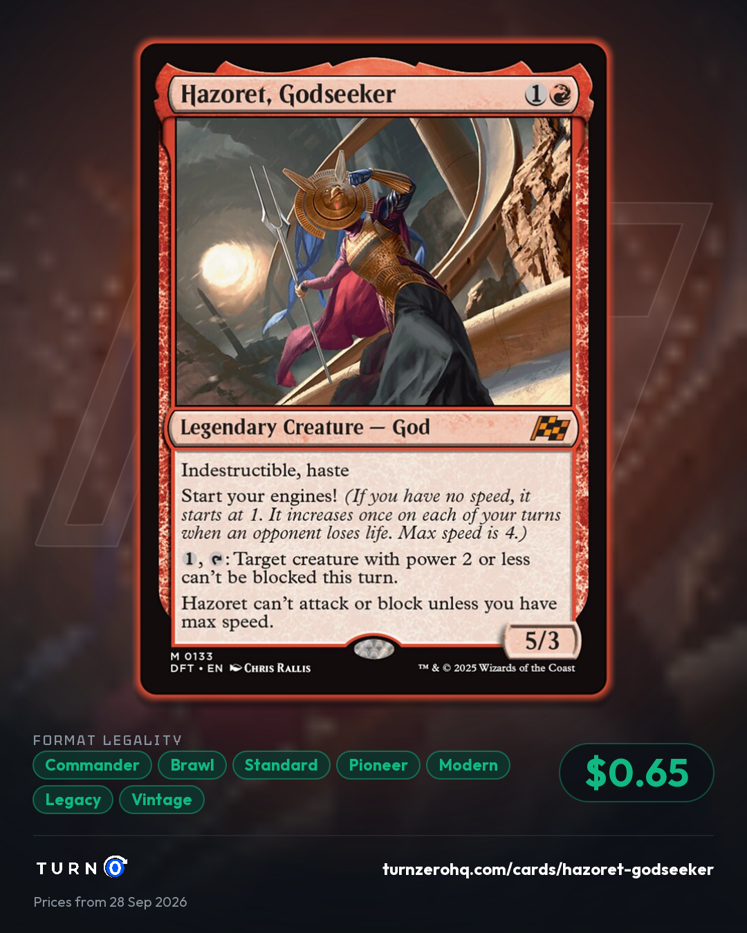 Shareable picture of Hazoret, Godseeker