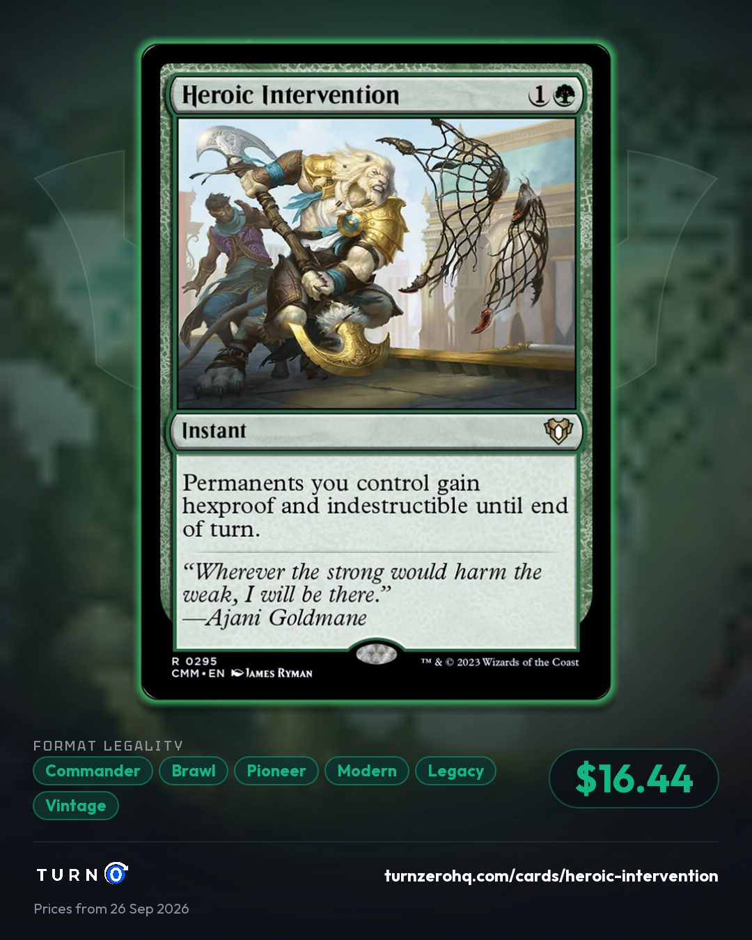Shareable picture of Heroic Intervention