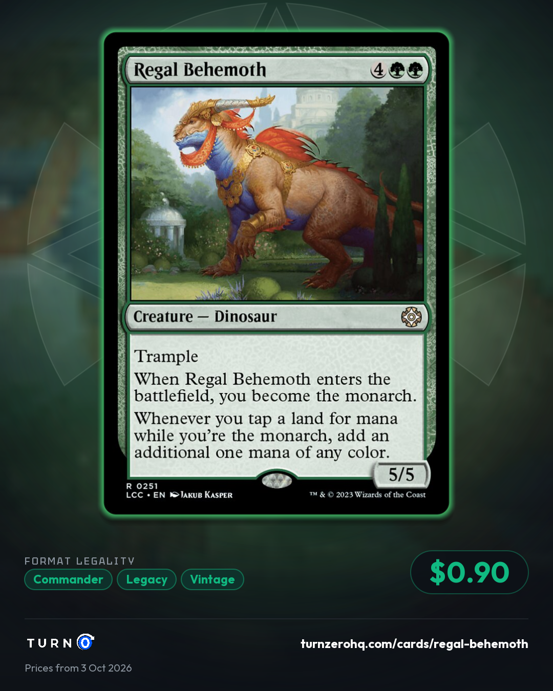 Shareable picture of Regal Behemoth