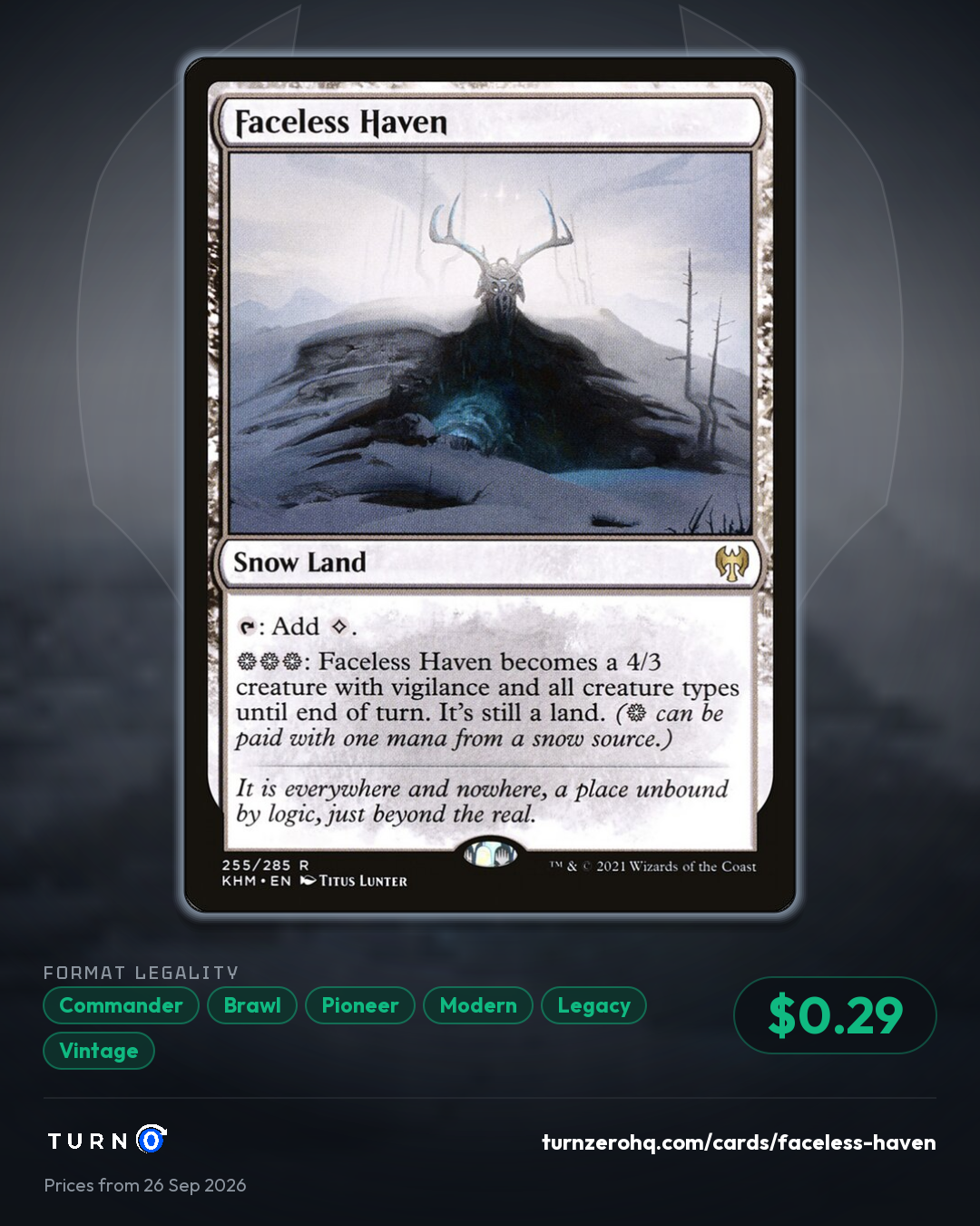 Shareable picture of Faceless Haven
