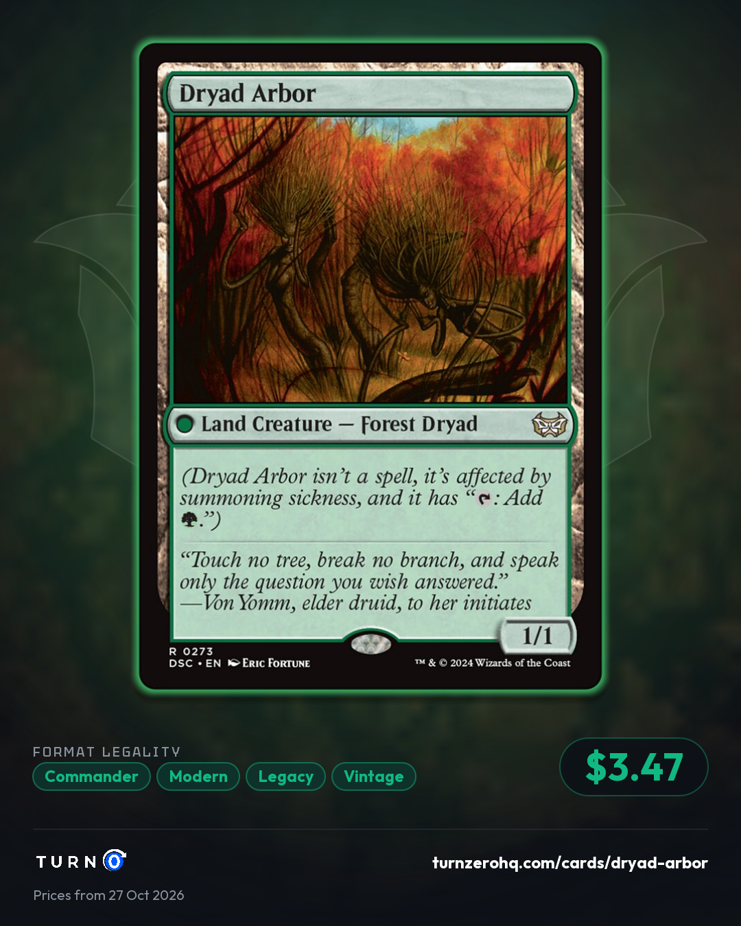 Shareable picture of Dryad Arbor