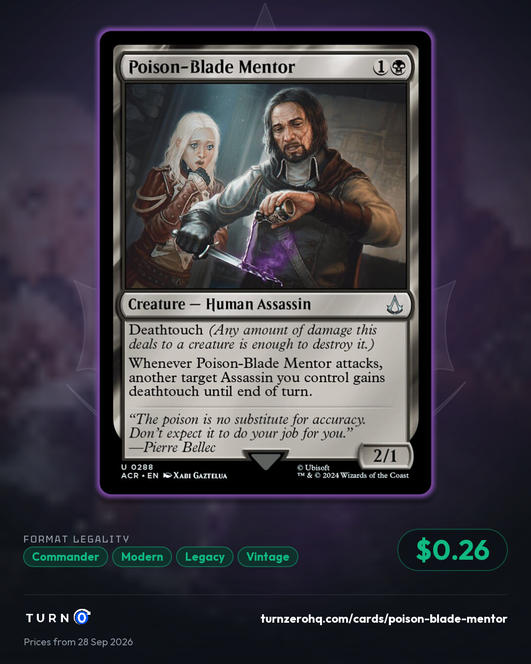 Shareable picture of Poison-Blade Mentor