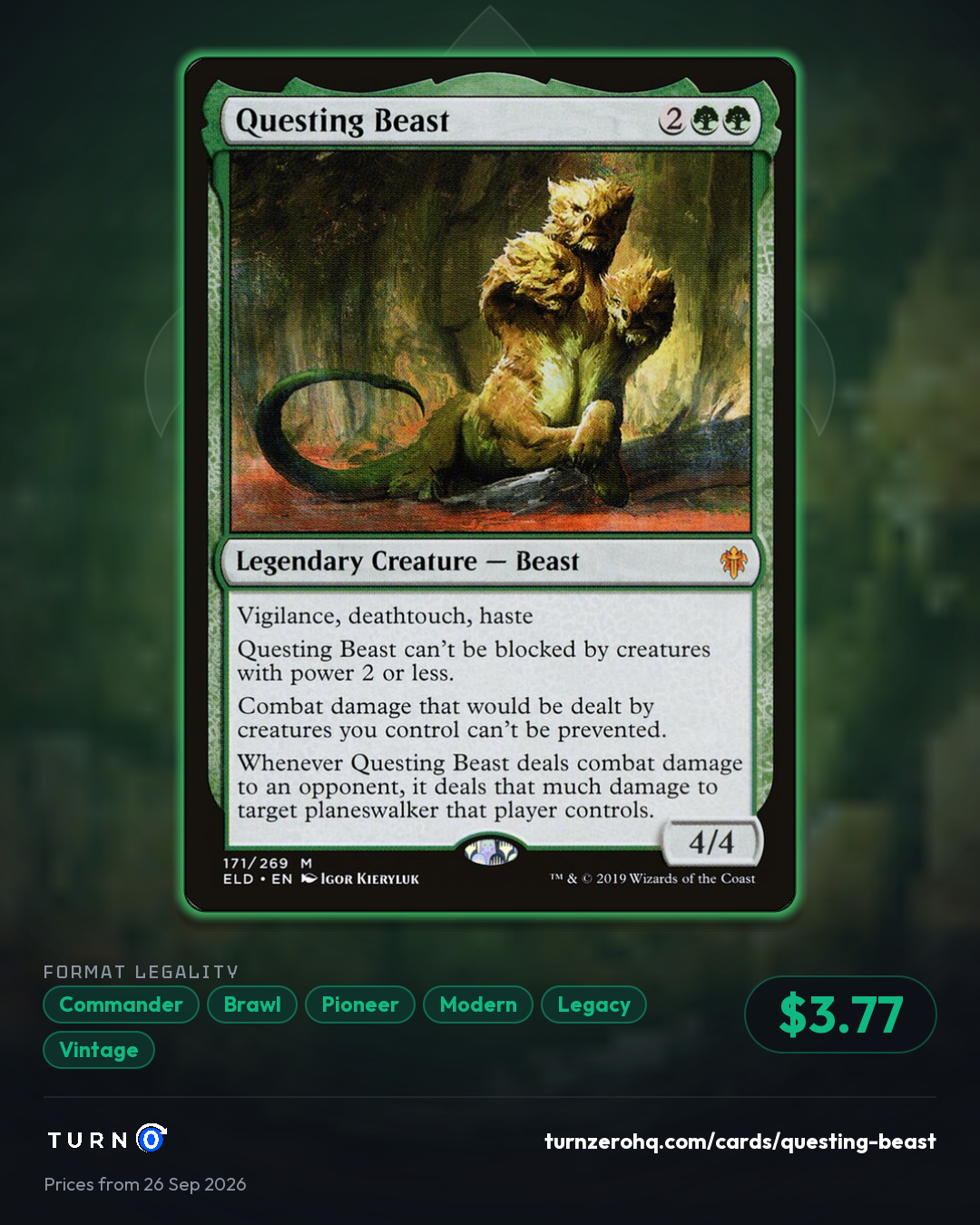Shareable picture of Questing Beast