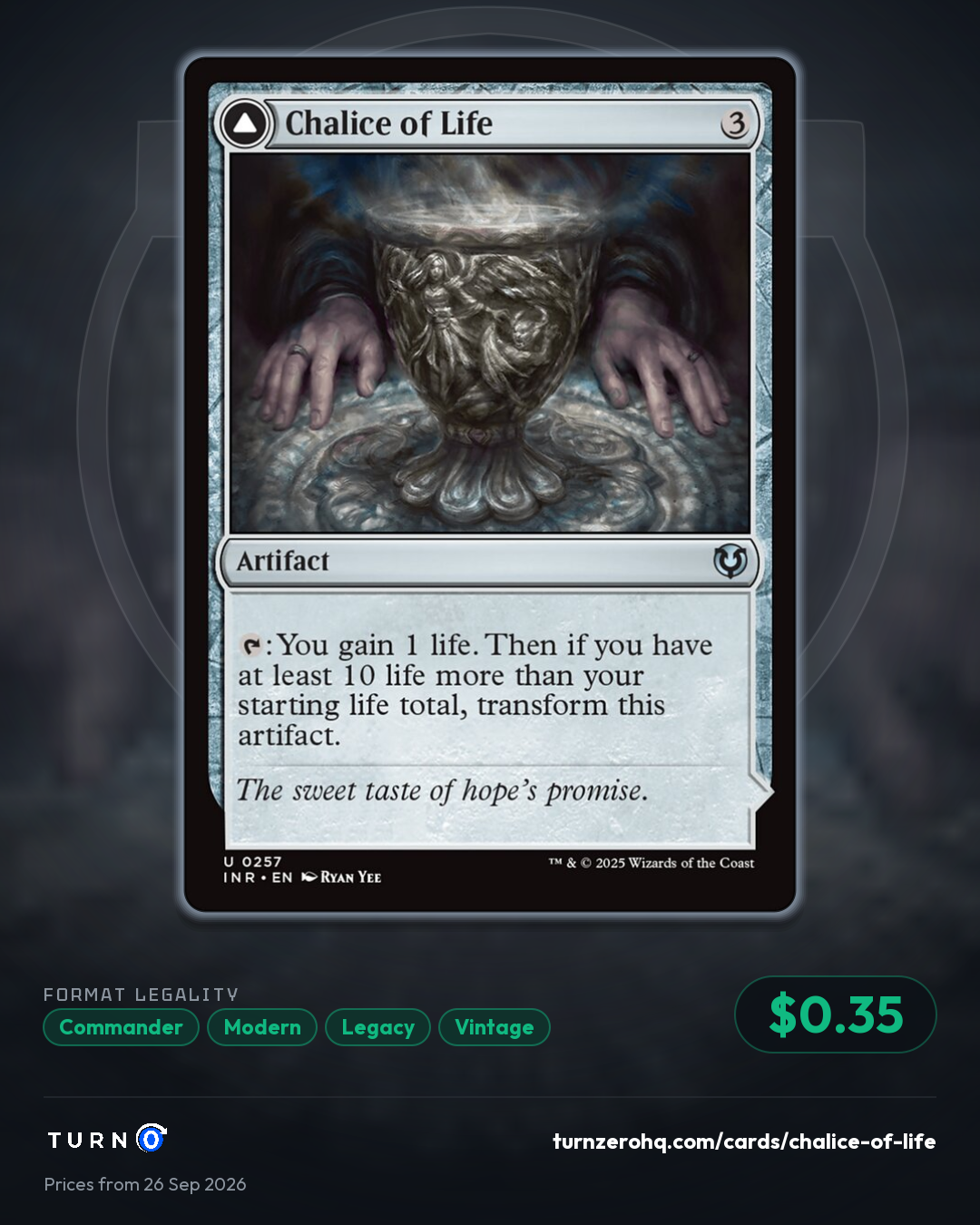 Shareable picture of Chalice of Life