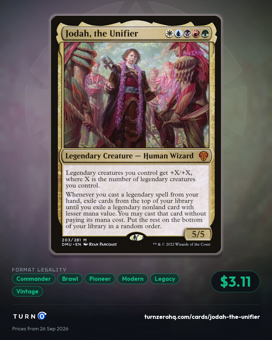Shareable picture of Jodah, the Unifier