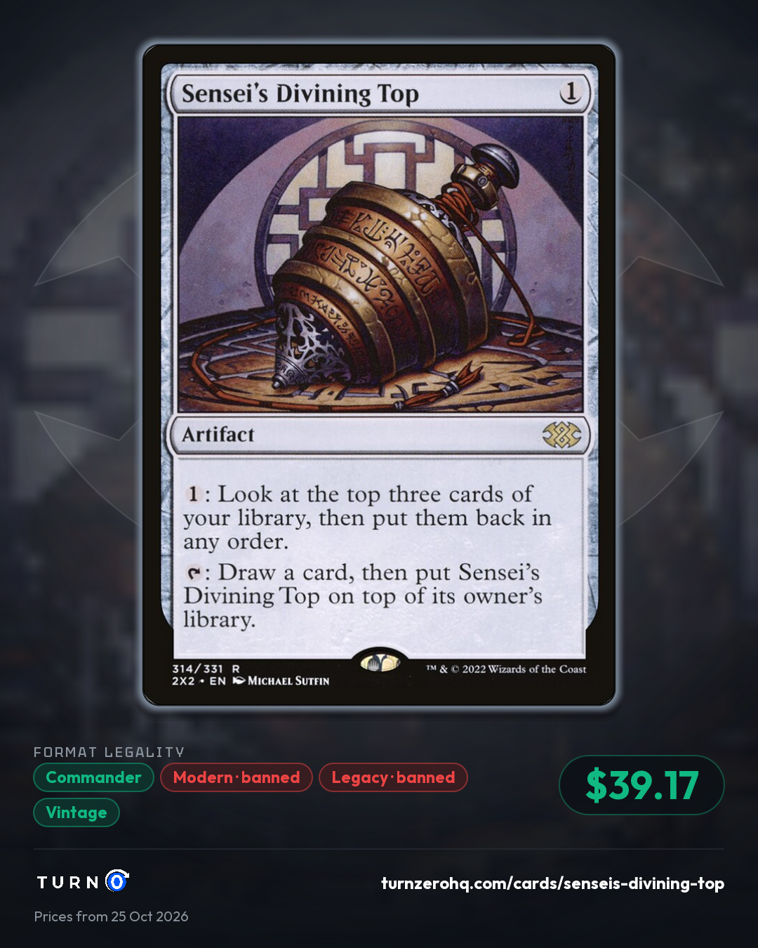 Shareable picture of Sensei's Divining Top