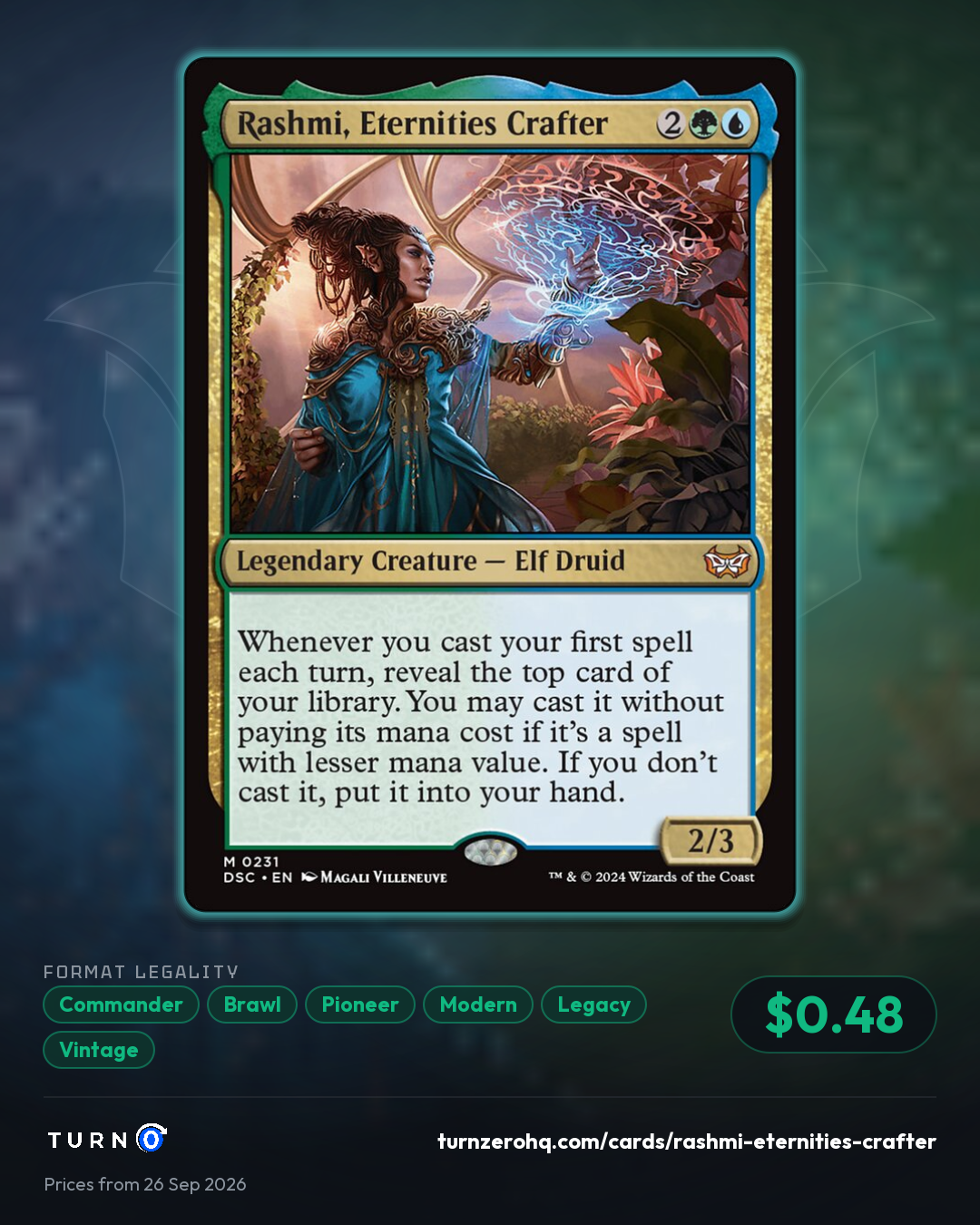 Shareable picture of Rashmi, Eternities Crafter