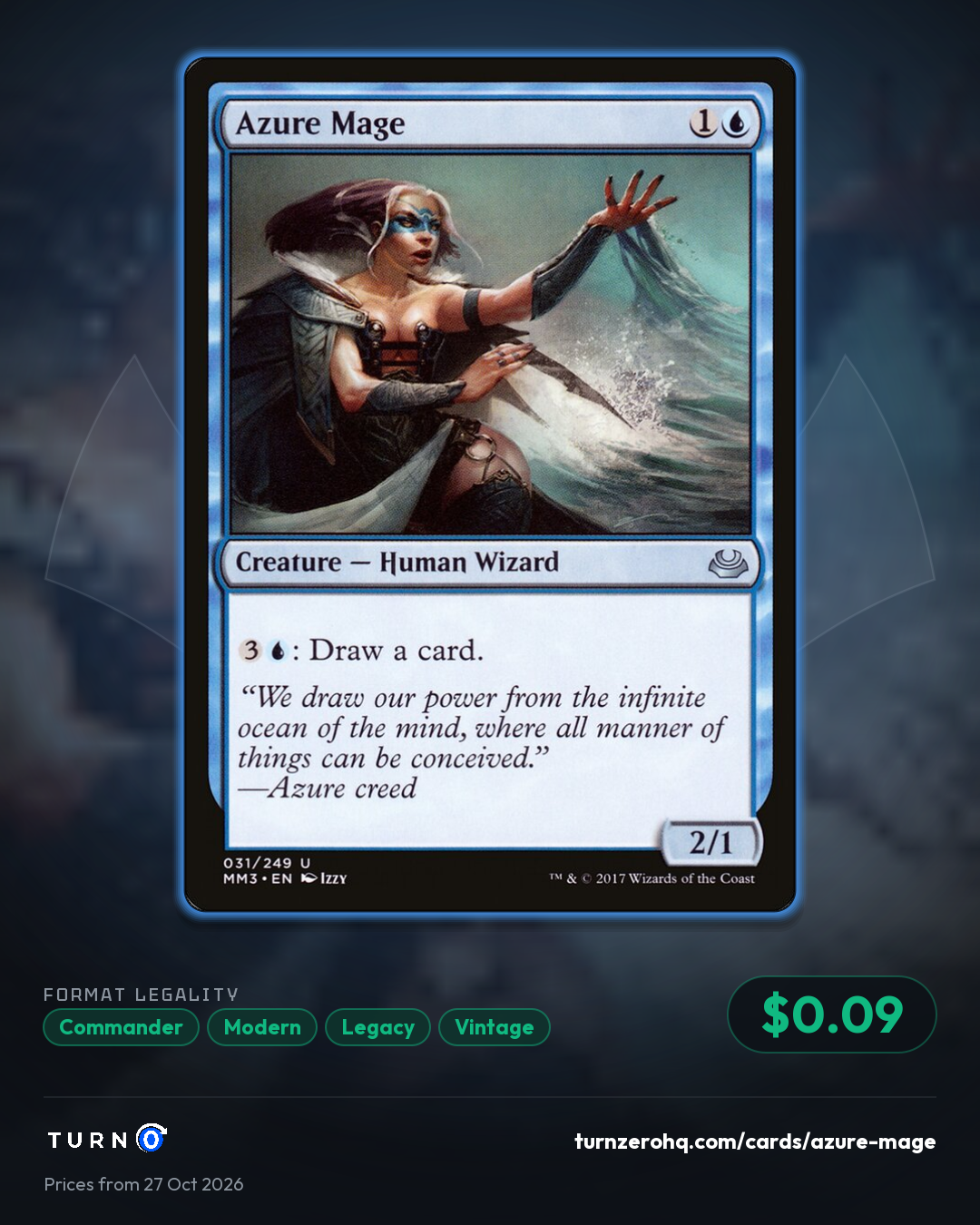Shareable picture of Azure Mage