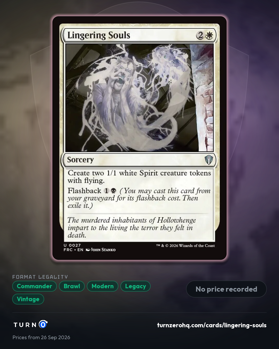 Shareable picture of Lingering Souls