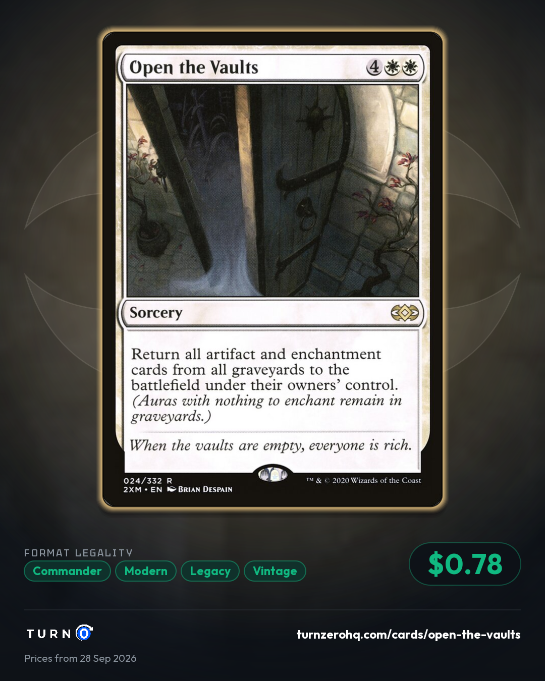 Shareable picture of Open the Vaults