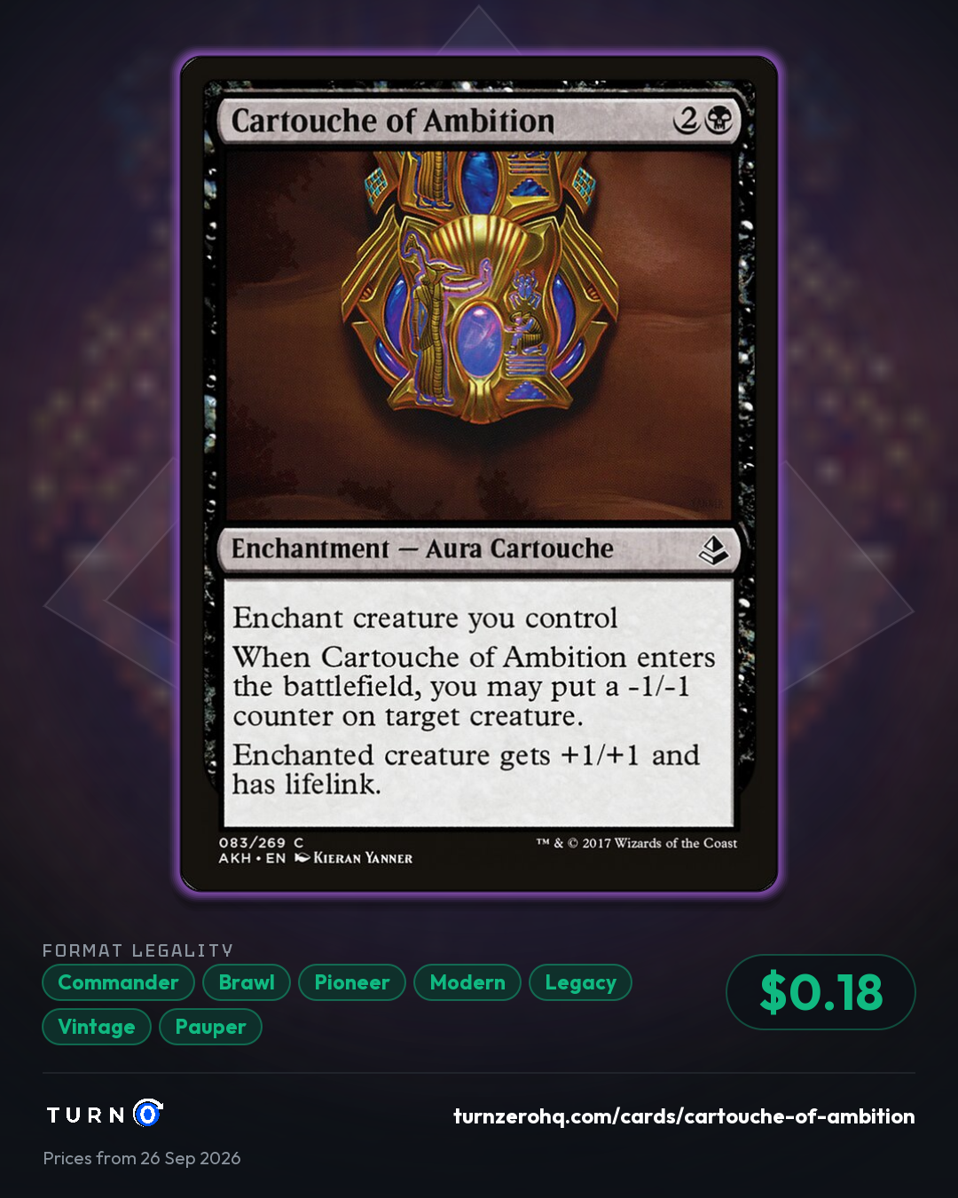 Shareable picture of Cartouche of Ambition