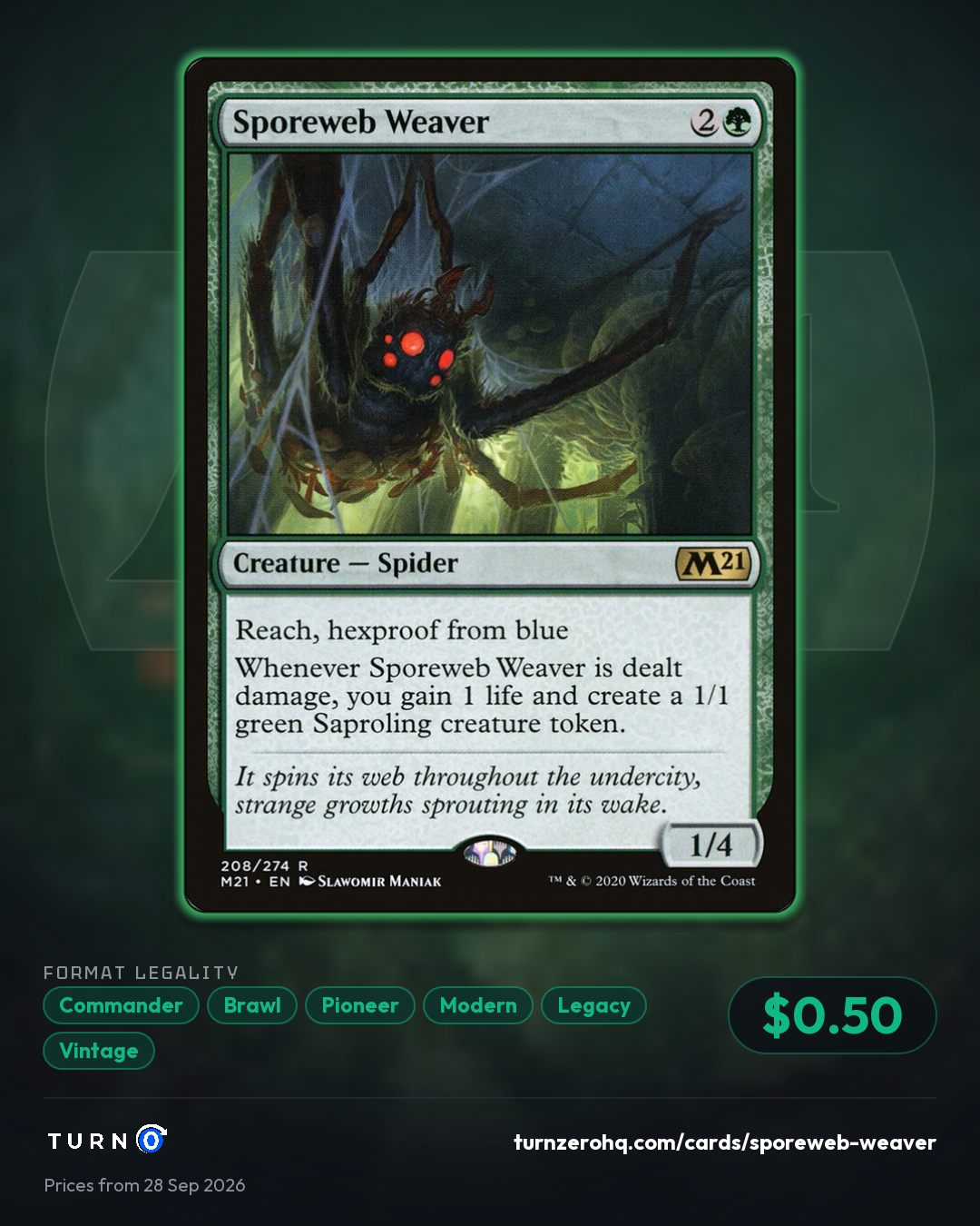 Shareable picture of Sporeweb Weaver