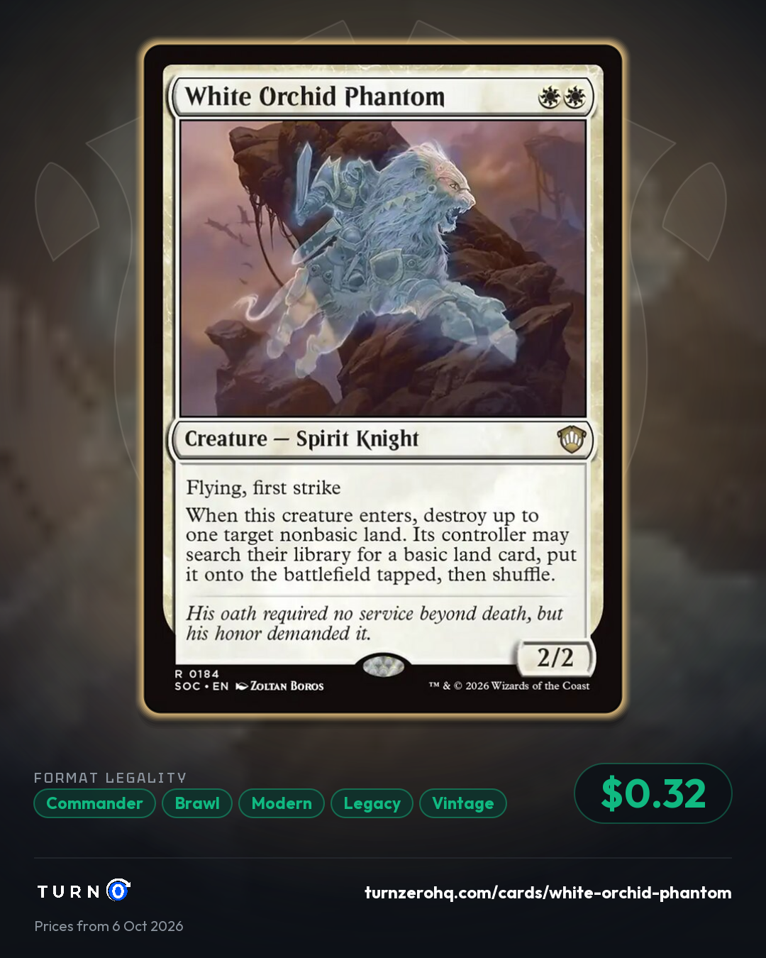Shareable picture of White Orchid Phantom
