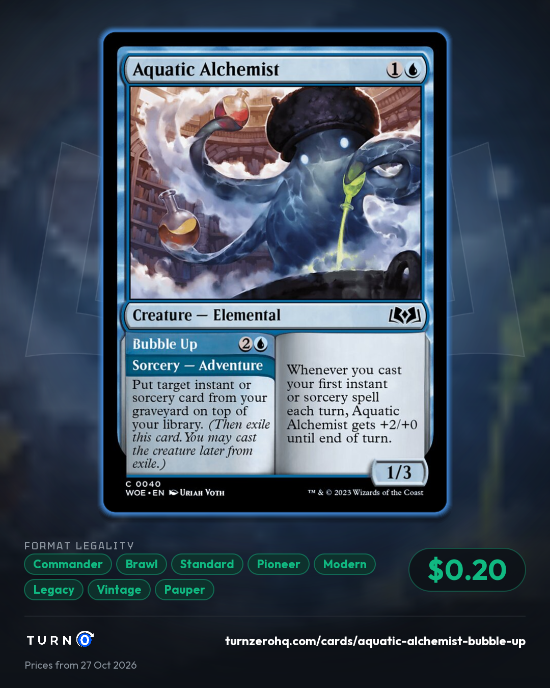 Shareable picture of Aquatic Alchemist // Bubble Up