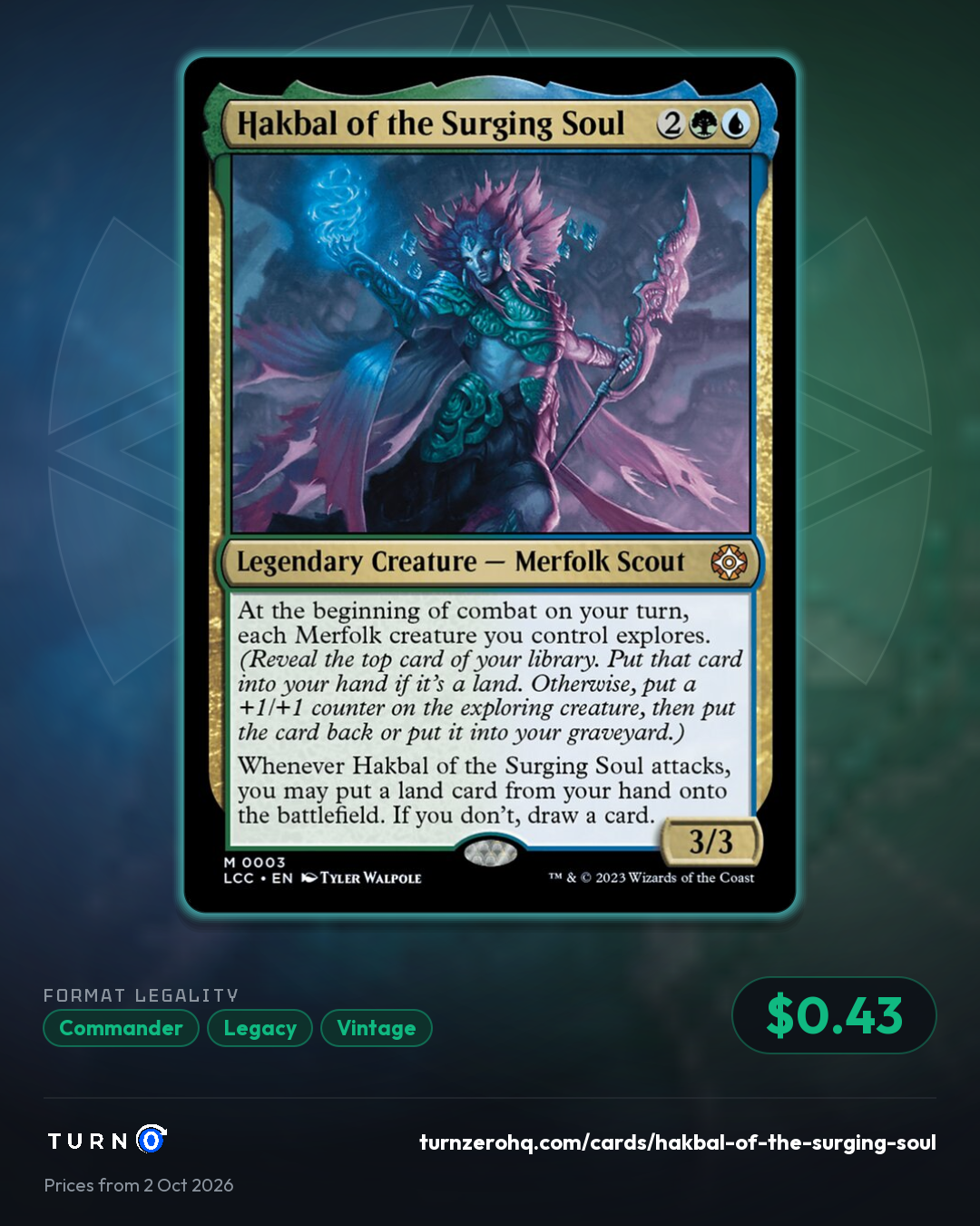 Shareable picture of Hakbal of the Surging Soul