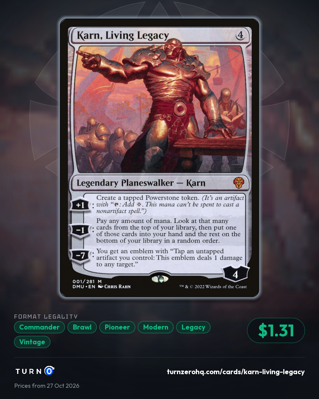 Shareable picture of Karn, Living Legacy