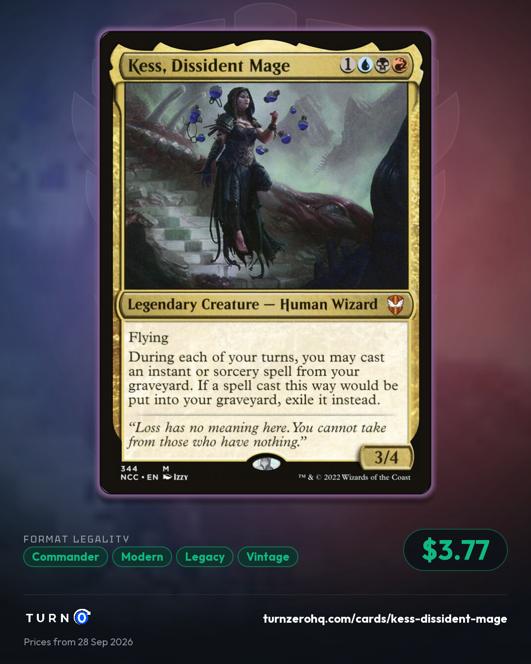 Shareable picture of Kess, Dissident Mage