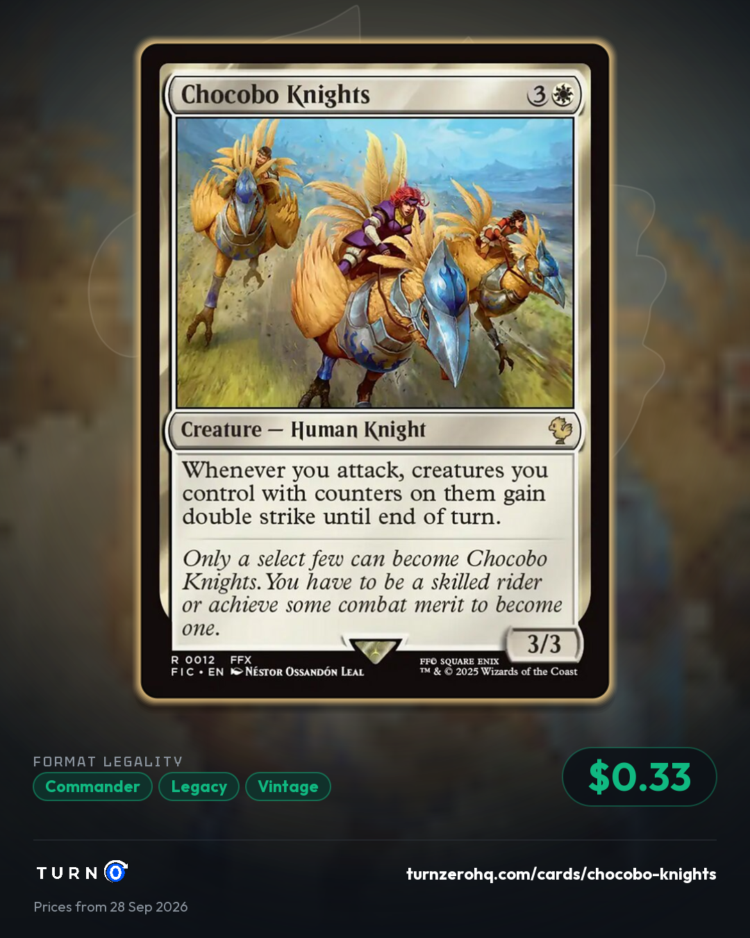 Shareable picture of Chocobo Knights
