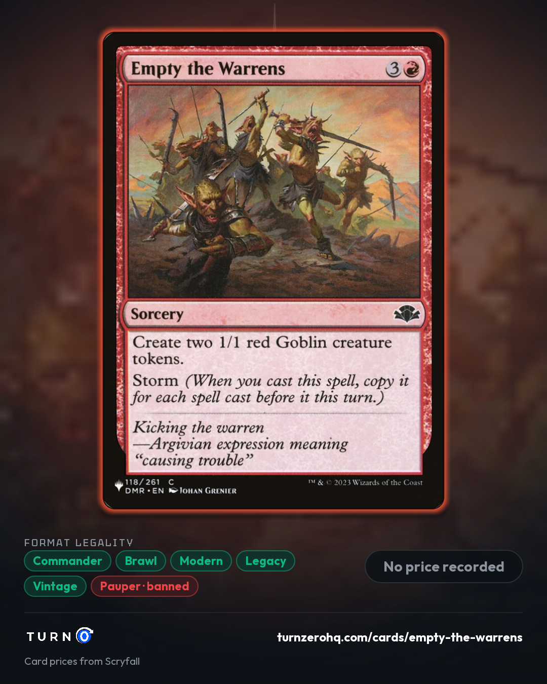 Shareable picture of Empty the Warrens