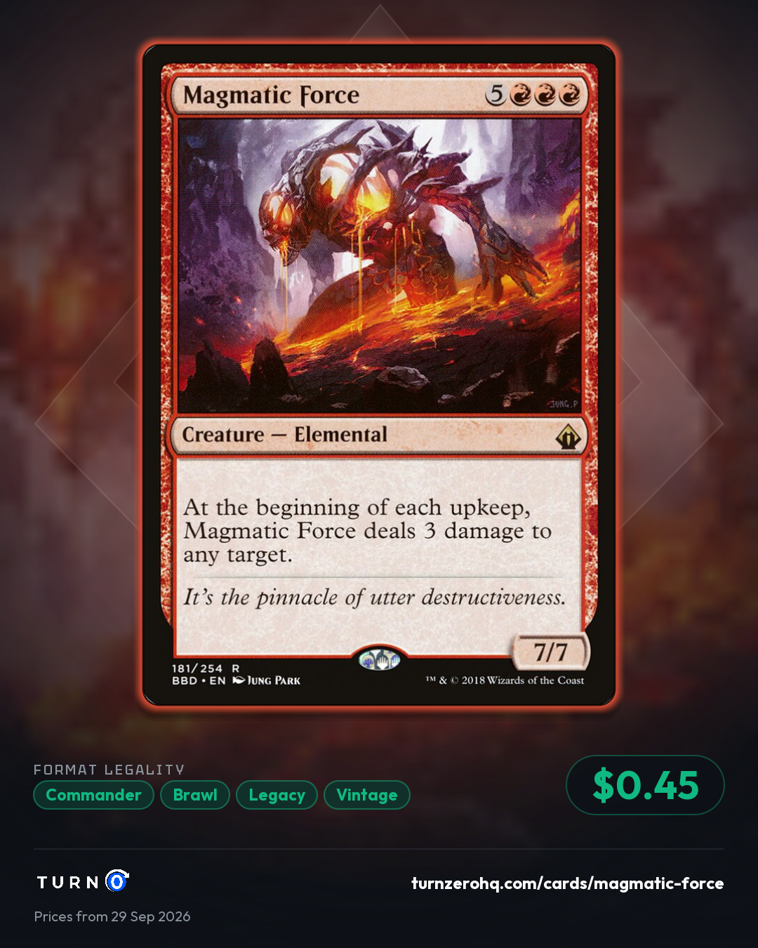 Shareable picture of Magmatic Force