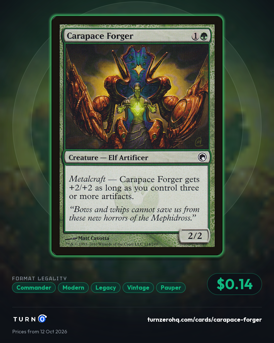 Shareable picture of Carapace Forger