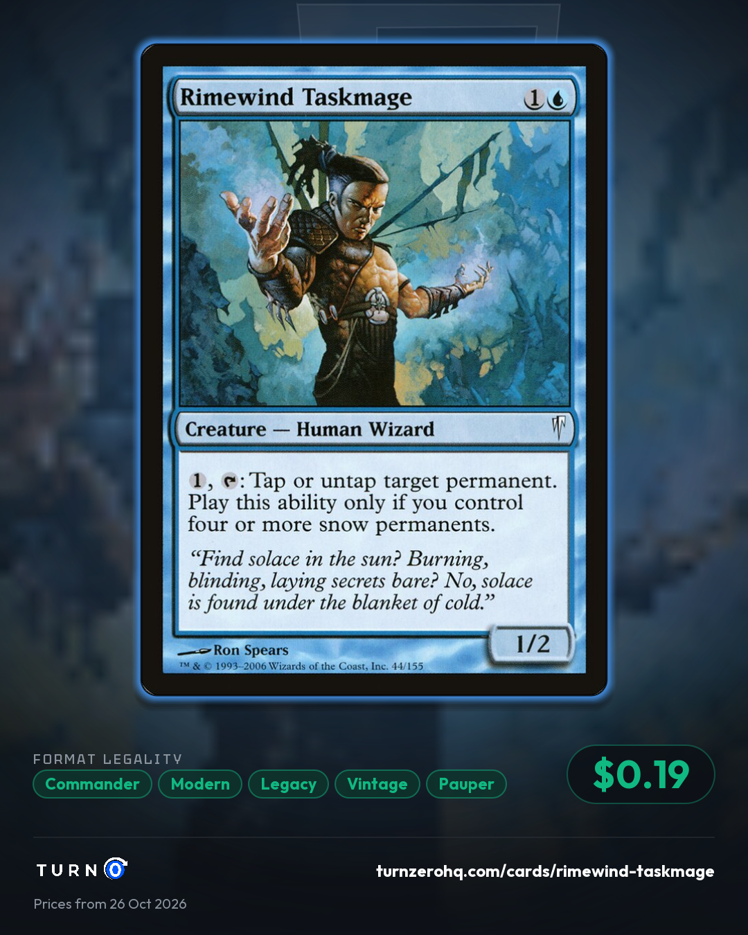 Shareable picture of Rimewind Taskmage