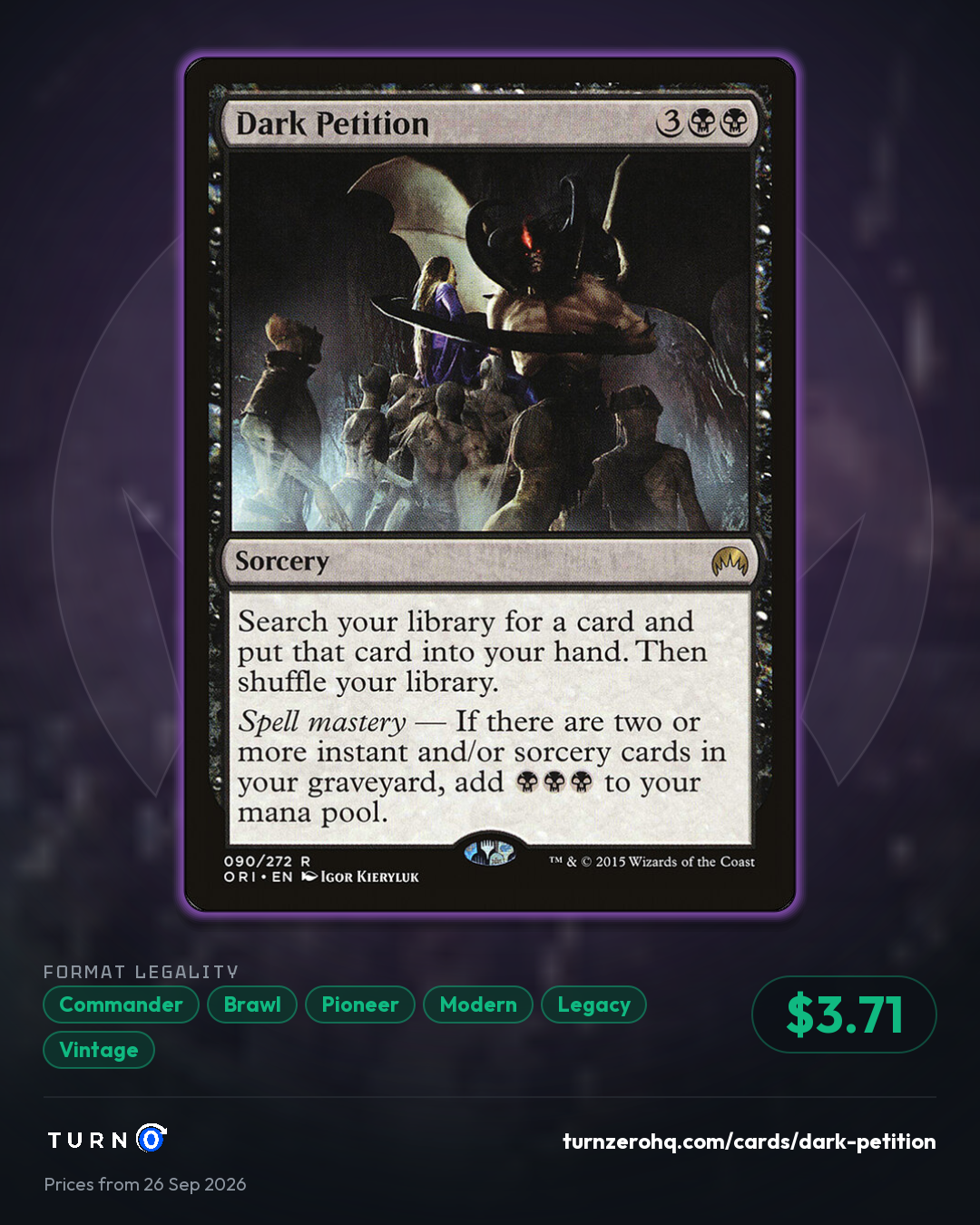 Shareable picture of Dark Petition