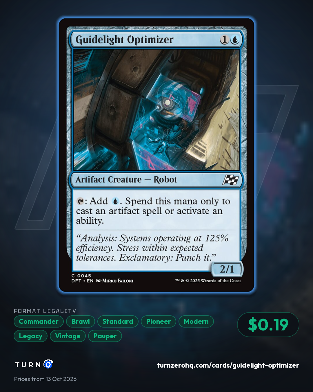 Shareable picture of Guidelight Optimizer