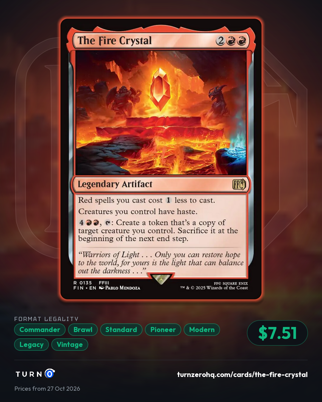 Shareable picture of The Fire Crystal
