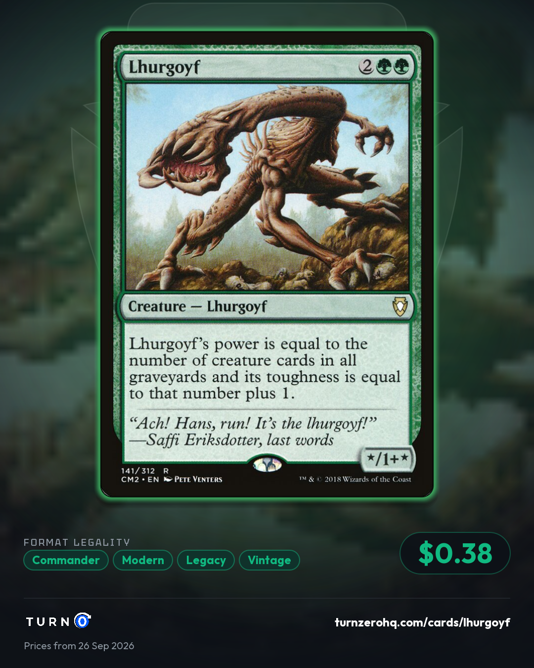 Shareable picture of Lhurgoyf