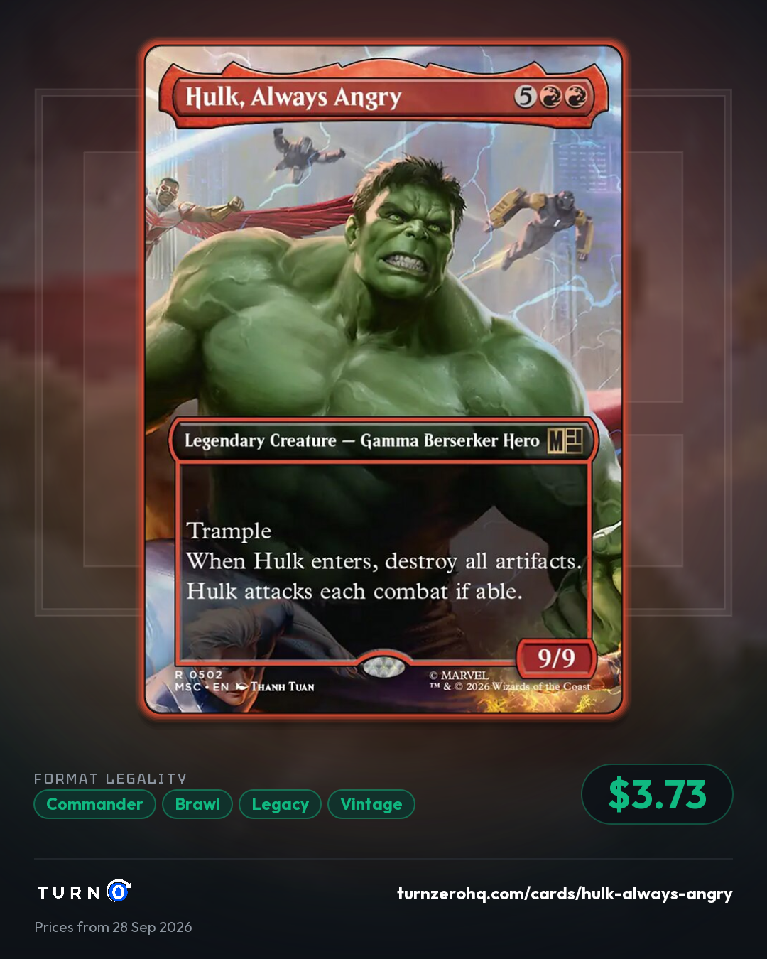 Shareable picture of Hulk, Always Angry