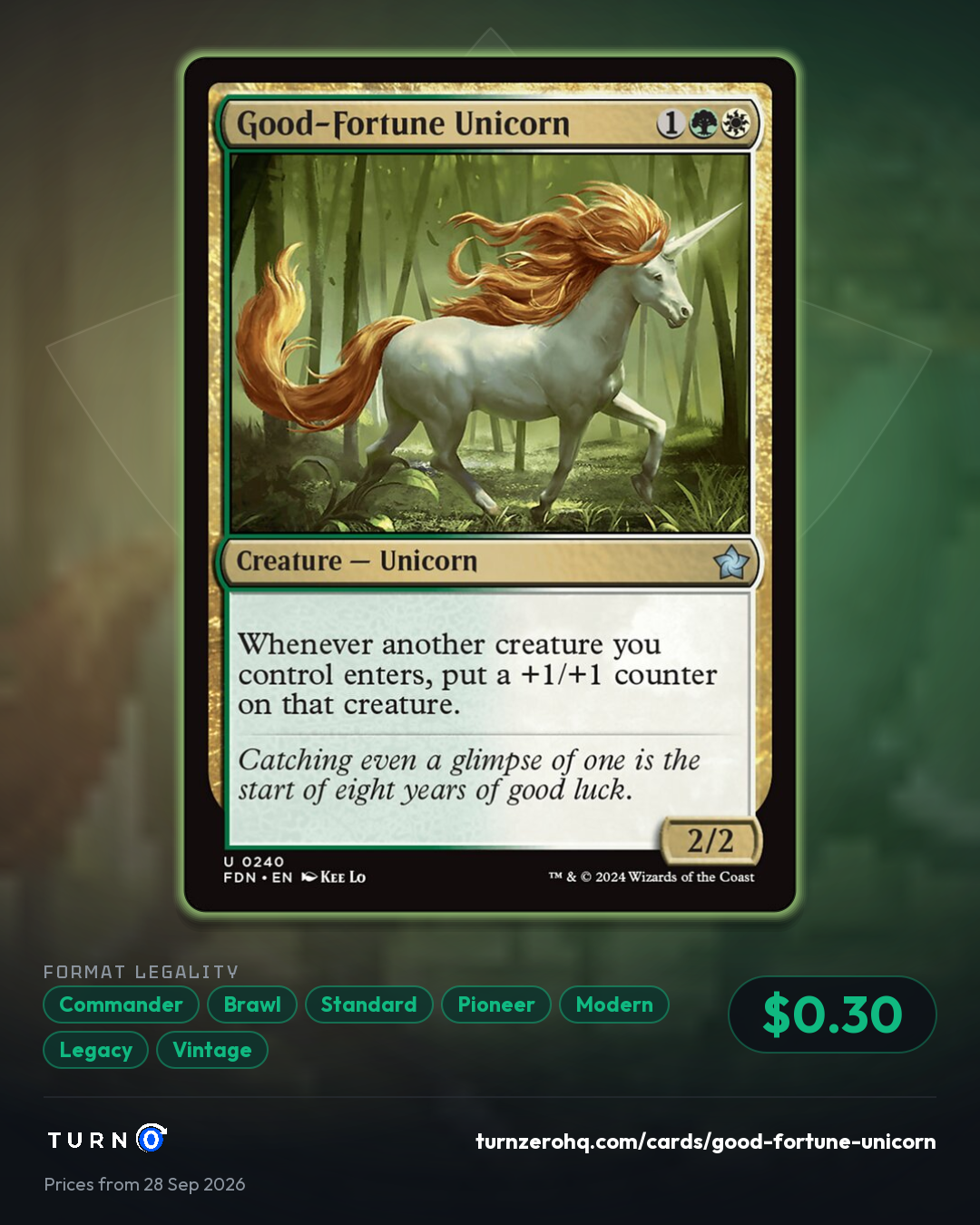 Shareable picture of Good-Fortune Unicorn