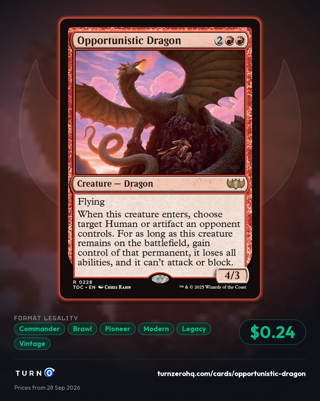 Shareable picture of Opportunistic Dragon