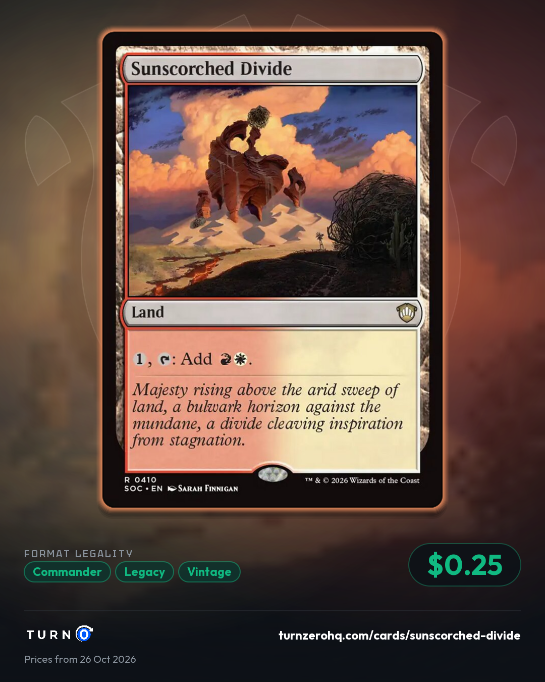 Shareable picture of Sunscorched Divide