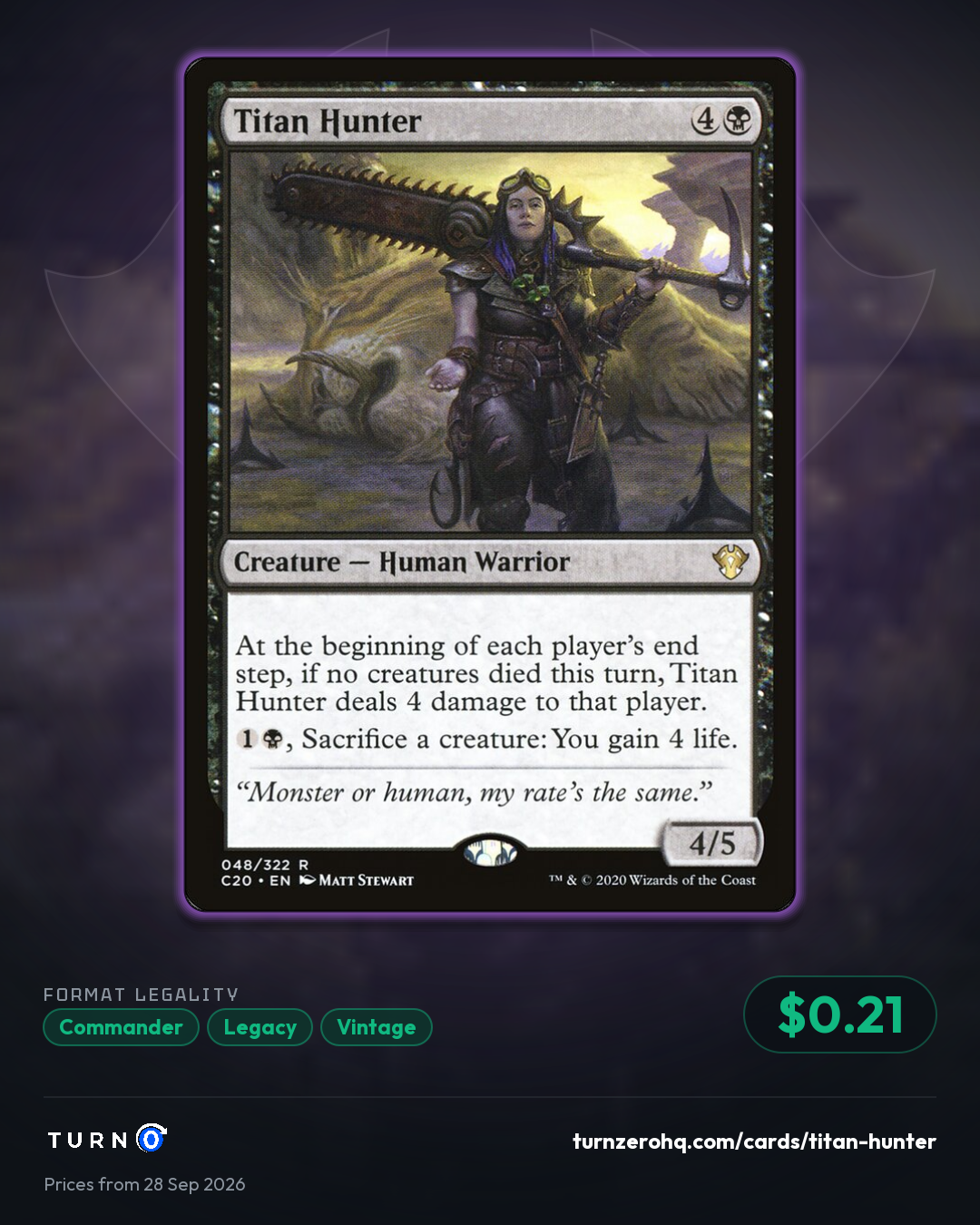 Shareable picture of Titan Hunter