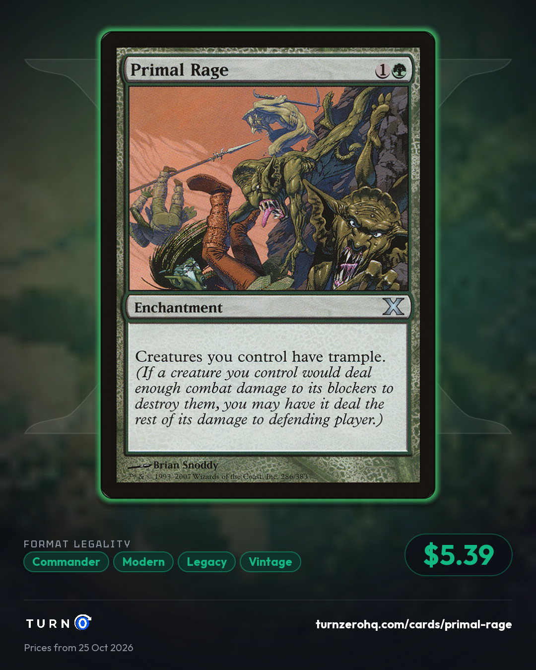 Shareable picture of Primal Rage