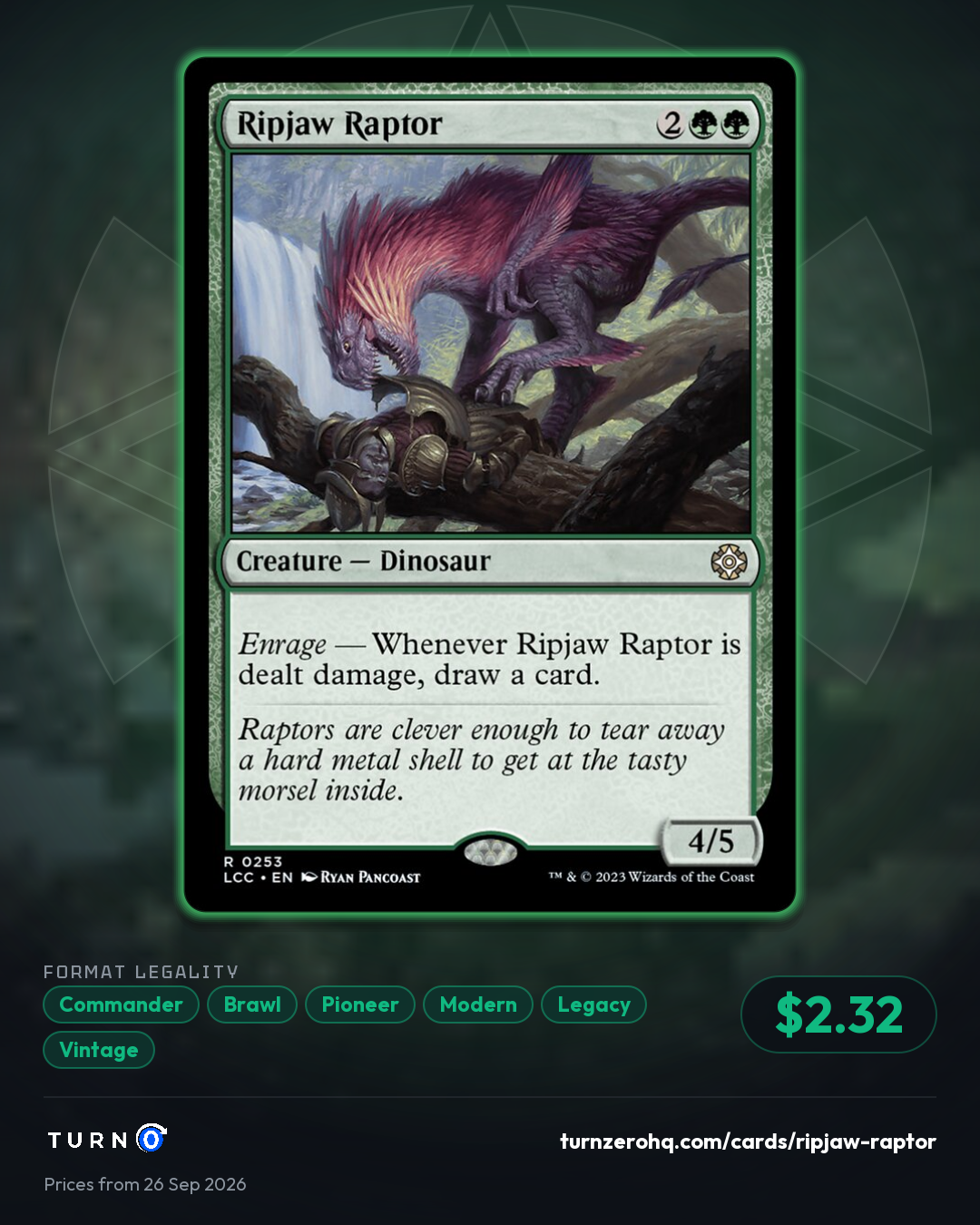 Shareable picture of Ripjaw Raptor
