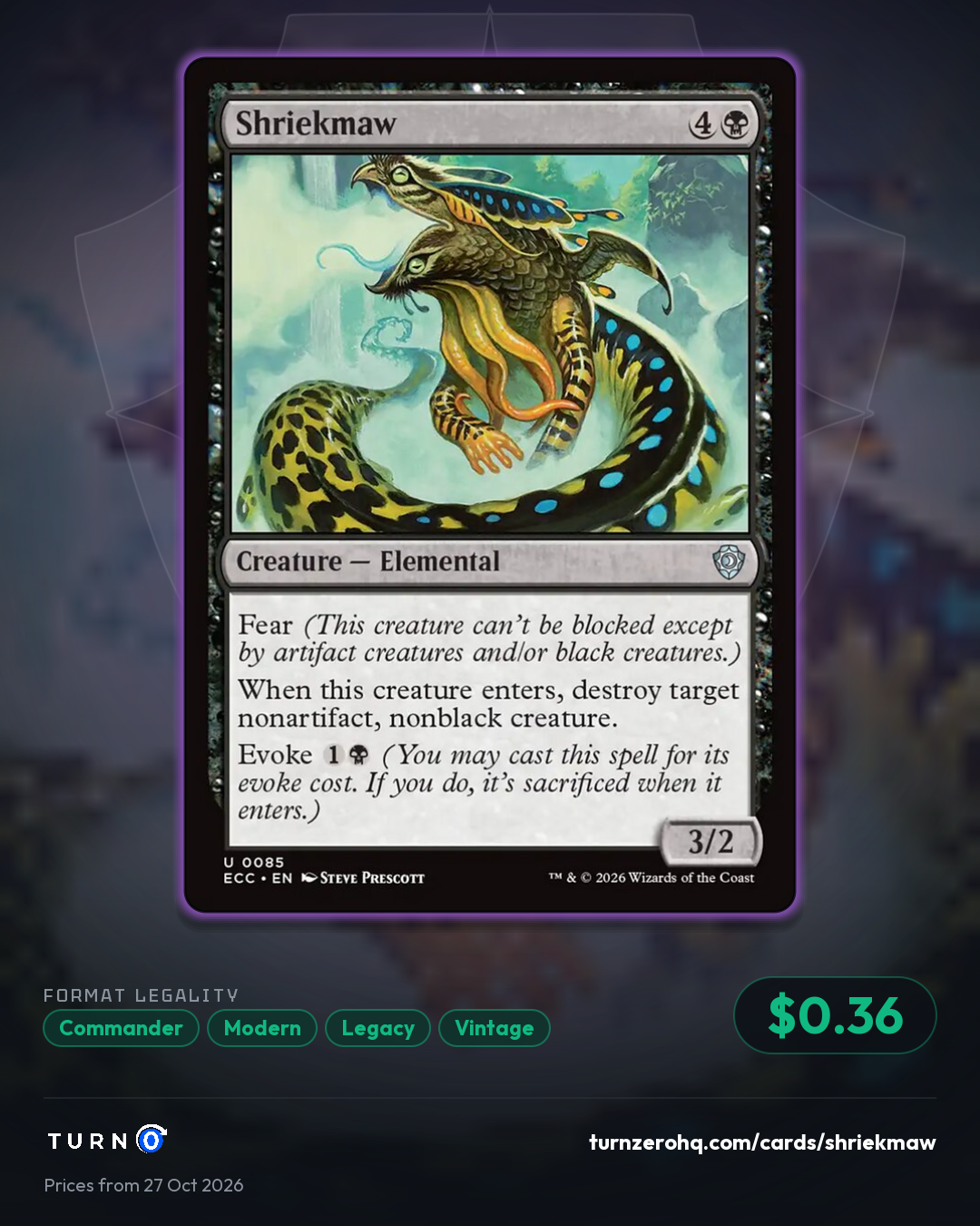 Shareable picture of Shriekmaw